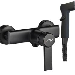 11 Смеситель для биде настенный "Черный"  СВ8011