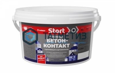 СТАРТ БЕТОН-КОНТАКТ грунт акрил 3кг/4