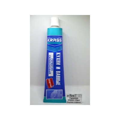 KRASS Герметик Универс. силикон белый  115 мл/15