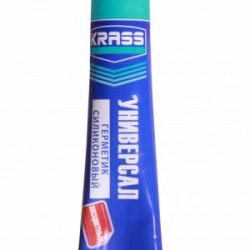 Герметик Универсальный силиконовый Бесцветный 115 мл. KRASS