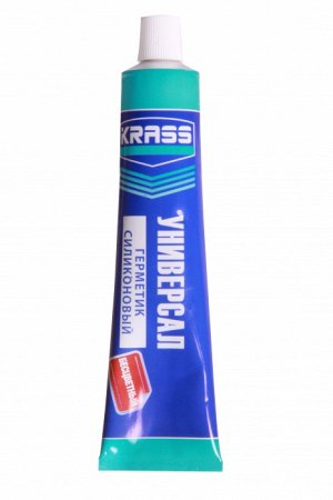 Герметик Универсальный силиконовый Бесцветный 115 мл. KRASS