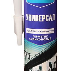 Герметик Универсальный силиконовый Бесцветный 300 мл. KRASS