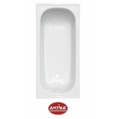Ванна стальная 1,6*0,7*0,4 (ВИЗ) Антика "Белая Орхидея" цв.белый