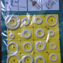 Рем. набор № 4с (кольца сантехнические, силикон)