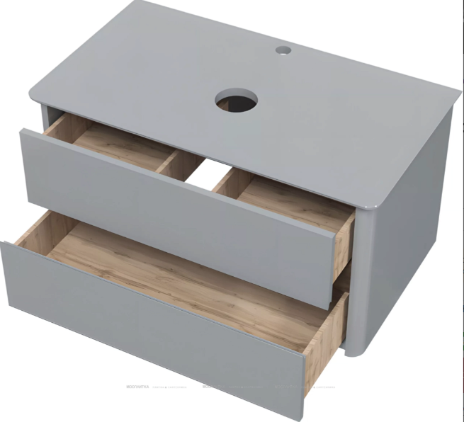 Тумба Monro 80П 2я Gray