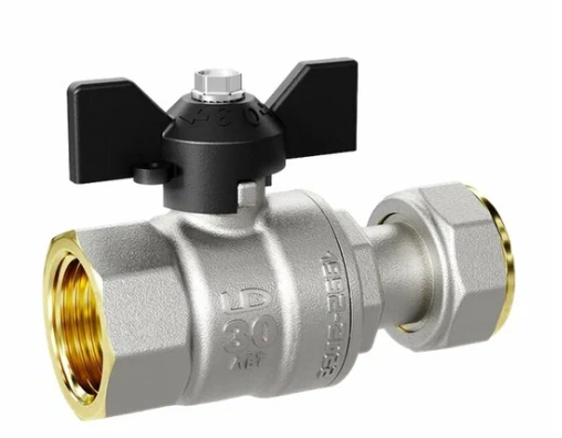 Кран шаровой 3/4'' г/ш  рычаг накидная гайка с биркой LD Pride ( 47.20.В-НкГк.б)