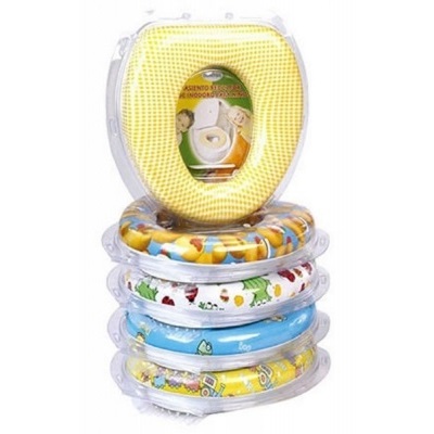 Сиденье для унитаза мягкое цветное в ассорт.