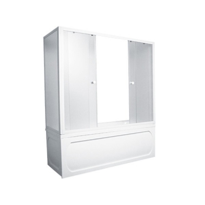 Штора для  ванны (белая) 1.5Х1.4