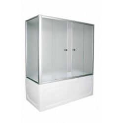 Штора для ванны (хром) 1.5Х1.4