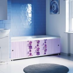 Экран под ванну 1.5м Престиж Decor (032 ирис (алюмин. проф)