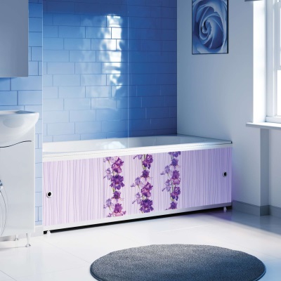 Экран под ванну 1.5м Престиж Decor (032 ирис (алюмин. проф)