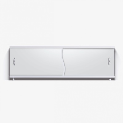 Экран под ванну 1.5м Премьер белый (алюмин. проф.)