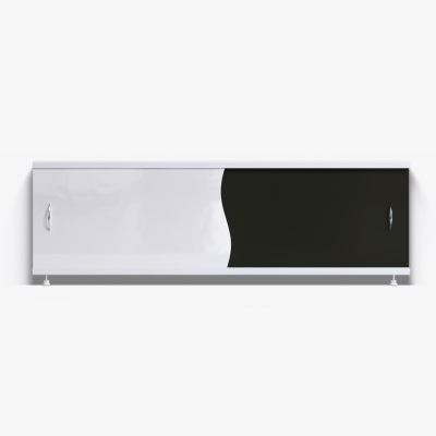 Экран под ванну 1.5м Комби (р27черный (алюмин. проф)