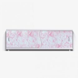 Экран под ванну 1.7м Премьер (020)нежно-розовый мрамор (алюмин.проф)