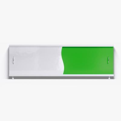 Экран под ванну 1.7м Комби (P25 салатовый (алюмин. проф)