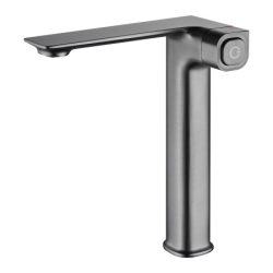 13 Смеситель для кухни с гайкой  (графит) Люкс А3213