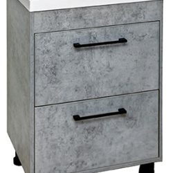 07 Тумба напольная БОСТОН (бетон) 600 под умыв.  Paola Alba 600