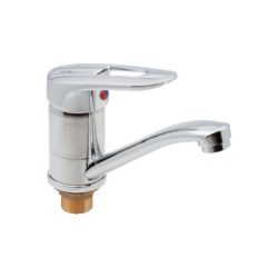 07 Смеситель для кухни средний нос с гайкой СВ4107