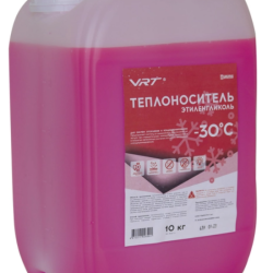 Теплоноситель VRT (этиленгликоль) -30 10 кг розовый