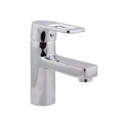 55 Смеситель для умывальника с гайкой СВ4055