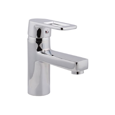 55 Смеситель для умывальника с гайкой СВ4055