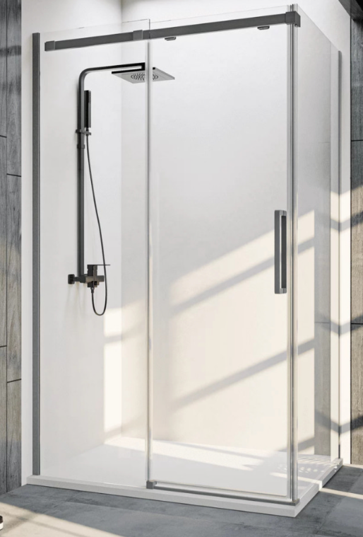 Душевая перегородка Veconi  KP-77B  KP77B-70-01-C8 стекло прозр./8 мм (685-700/2000)