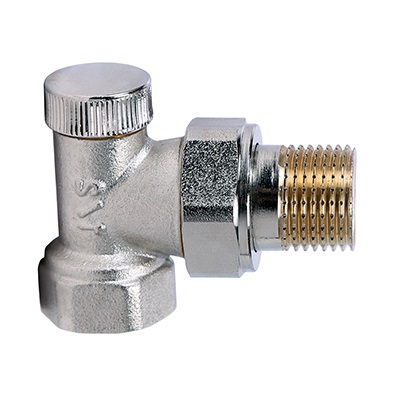 Клапан настроечный со сгоном 1/2'' угловой