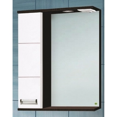 Зеркало шкаф Флора 600 Т с венге лев.