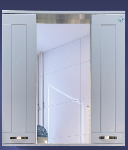 1 Шкаф зеркальный  "Дионис 800" 2 створки