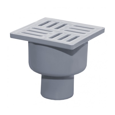 ПП Трап  50 с вертик. спуском пластик. реш. 100х75