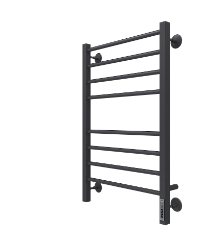 Сицилия П8 500х800 электро КС 9005 матовый ( new встроен диммер) Полотенцесушитель TERMINUS