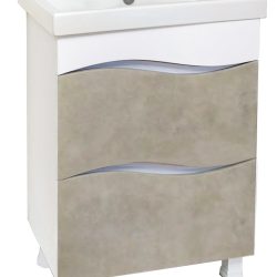 06 Тумба СМАЙЛ цв. бетон 600 под умывальник Fest 60/ Фостер 600