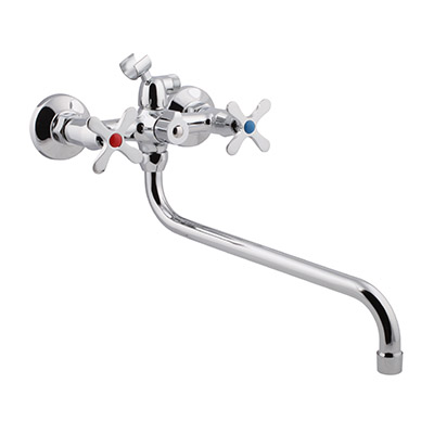 20 Смеситель для ванны с длин. изливом СВ7320