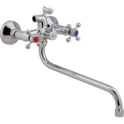 08 Смеситель для ванны с длин. изливом СВ7308