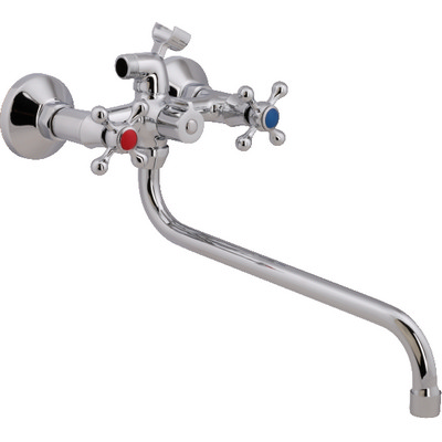 08 Смеситель для ванны с длин. изливом СВ7308