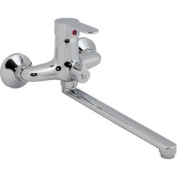 13 Смеситель для ванны с длин изливом 350 мм. с дивер СВ8213