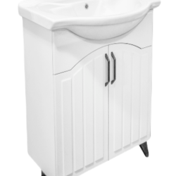 08 Тумба София 65 под умывальник Байкал 65 (Серый-матовый)