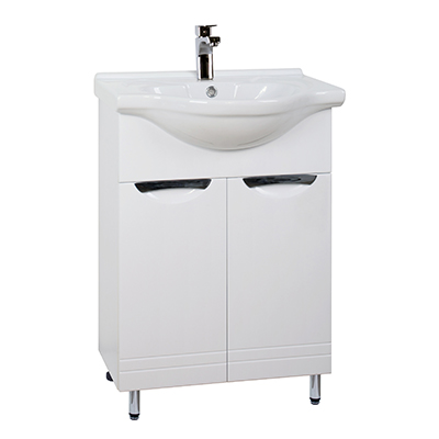 14 Тумба Джика  600 (2 дв.) (белый) под ум. Грация 60  VERSAL