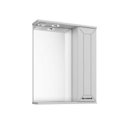 Зеркальный шкаф Авалон (50 (Белый) Правый)