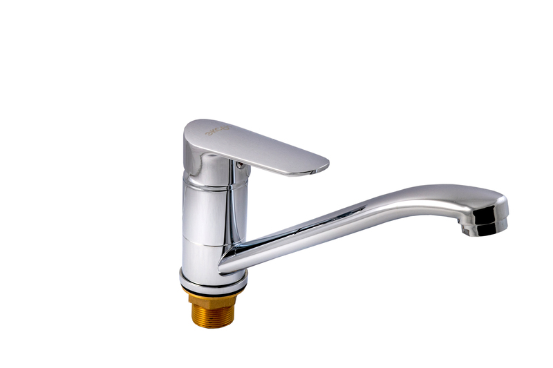 33 Смеситель для кухни с гайкой СВ3233