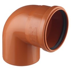 Наруж. ПП Отвод 110х87 РЫЖИЙ ПОЛИТЭК
