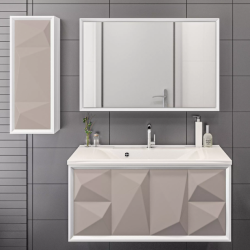 3 Зеркало Romb 90 White