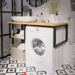 2 Столешница под стир.машину Grunge Loft 120 дуб вотан