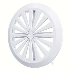 Решетка универсальная регулируемая D180 c фланцем D90-160 10RKU