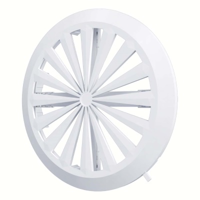 Решетка универсальная регулируемая D180 c фланцем D90-160 10RKU