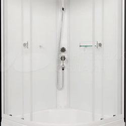 ДК Ультра 90х90 Б, с выс. подд. (9 мест+сифон D50)