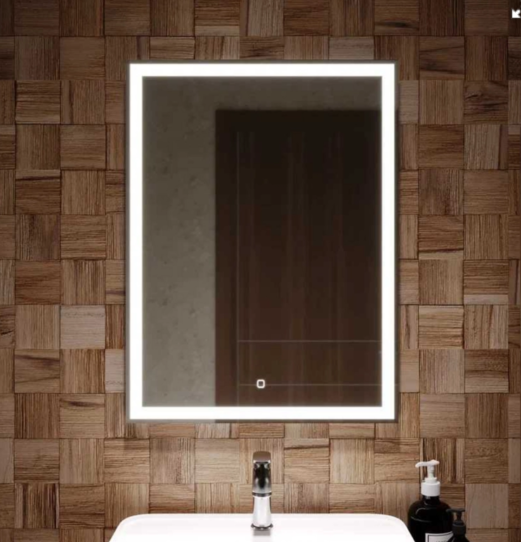 Зеркало MIXLINE "Лючия" 600*800 (ШВ) сенсорный выключатель, светодиодная подсветка НОВИНКА