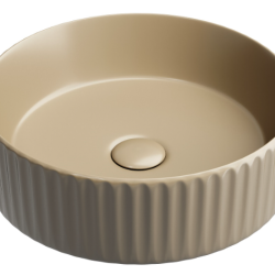 Умывальник чаша накладная круглая (цвет Капучино Матовый) Element 360*360*115мм CN6057MC