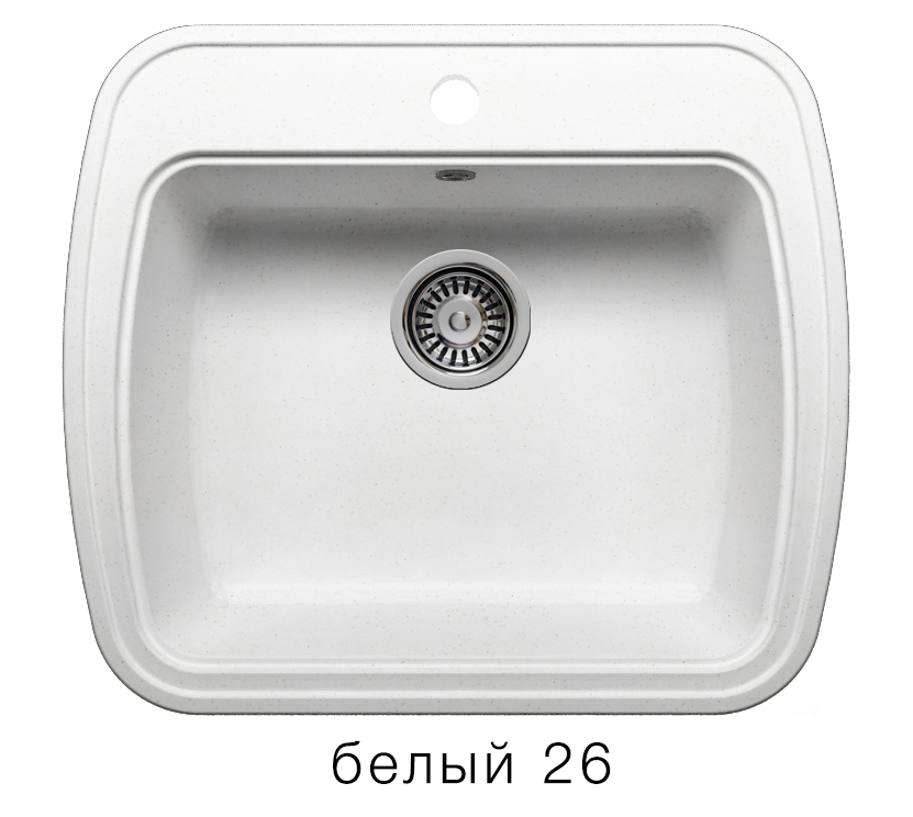 Мойка F-11 белая (26), 500*570*210мм
