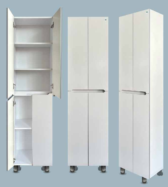 3 Пенал  "Уран 500" Бетон Пайн 4 створки